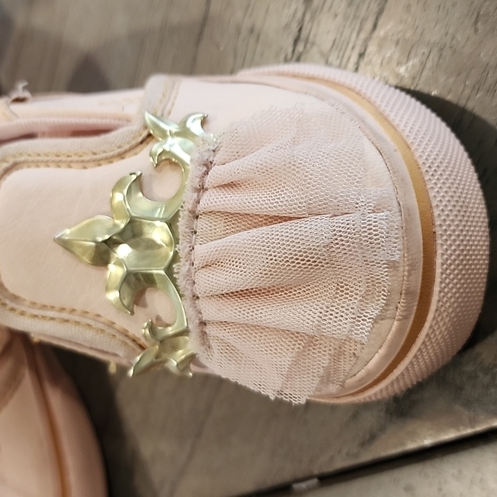 Pink Princess Vans size 7.5 - Picture 3 of 4